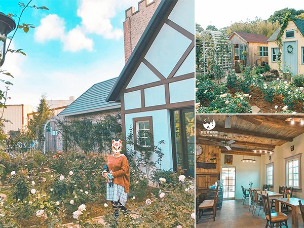 玫瑰山谷｜桃園中壢小巷的南法花園！賞花、下午茶、正餐通通有