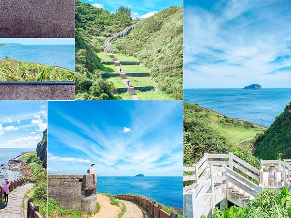 【基隆望幽谷】大太陽下最美，熱死也要來！夢幻濱海步道基隆嶼相隨