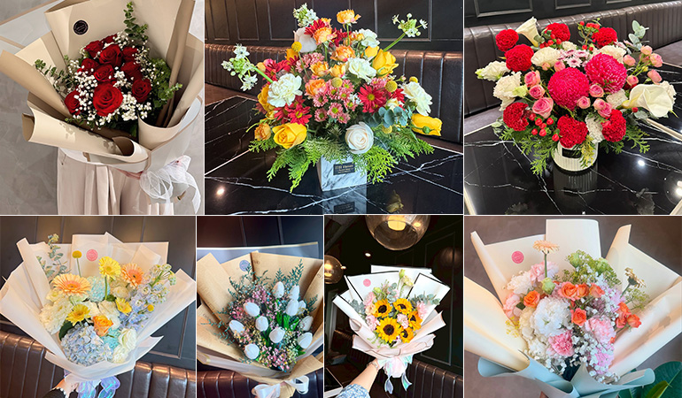 【台中西區花店】你理想的超美客製花束、花盆都在這，急單也能接！開幕花籃、永生花